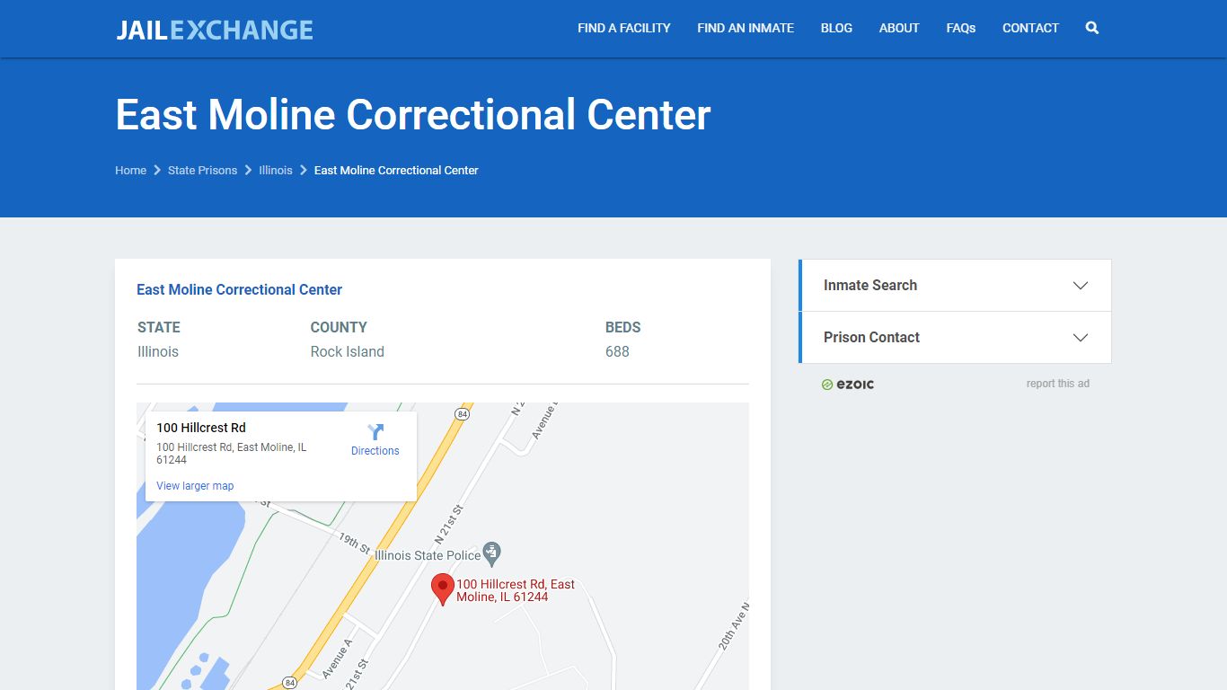 East Moline Correctional Center Prisoner Search - JAIL EXCHANGE